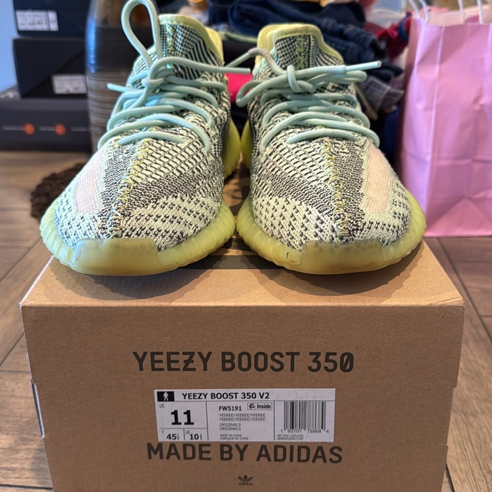 adidas Yeezy Boost 350 V2 Yeezreel (Non-Reflective) FW5191 Size 11 - Picture 2 of 8